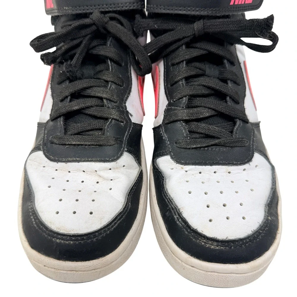 Nike Court Borough Mid 2 Shoes‎ Pink Black Kids 6.5Y CD7782-005